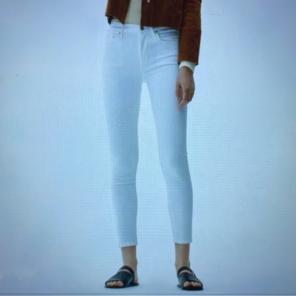 Citizens of Humanity White Rocket Crop High Rise Skinny size 25 - Picture 2 of 11